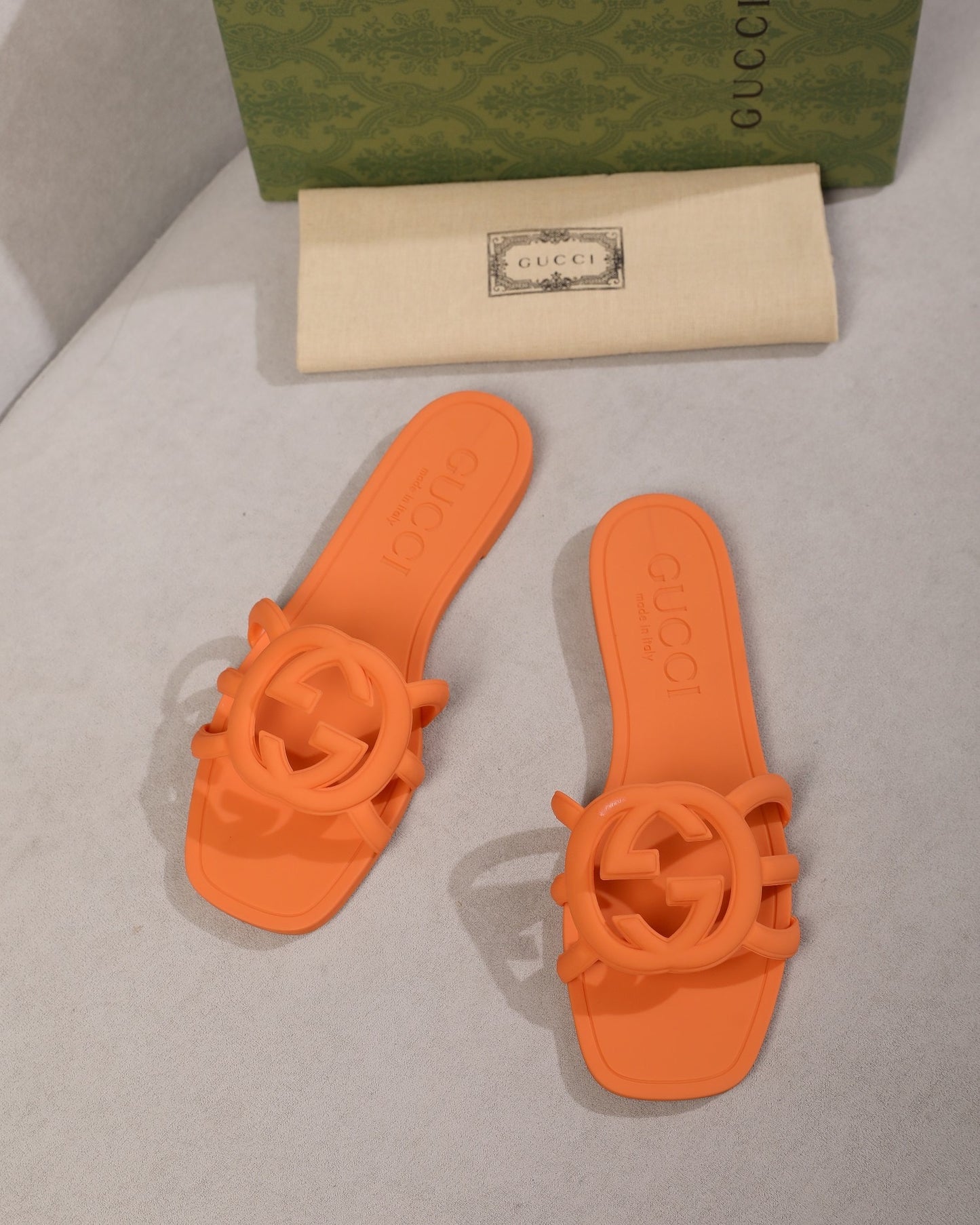 Gi Interlocking Sandal-Orange