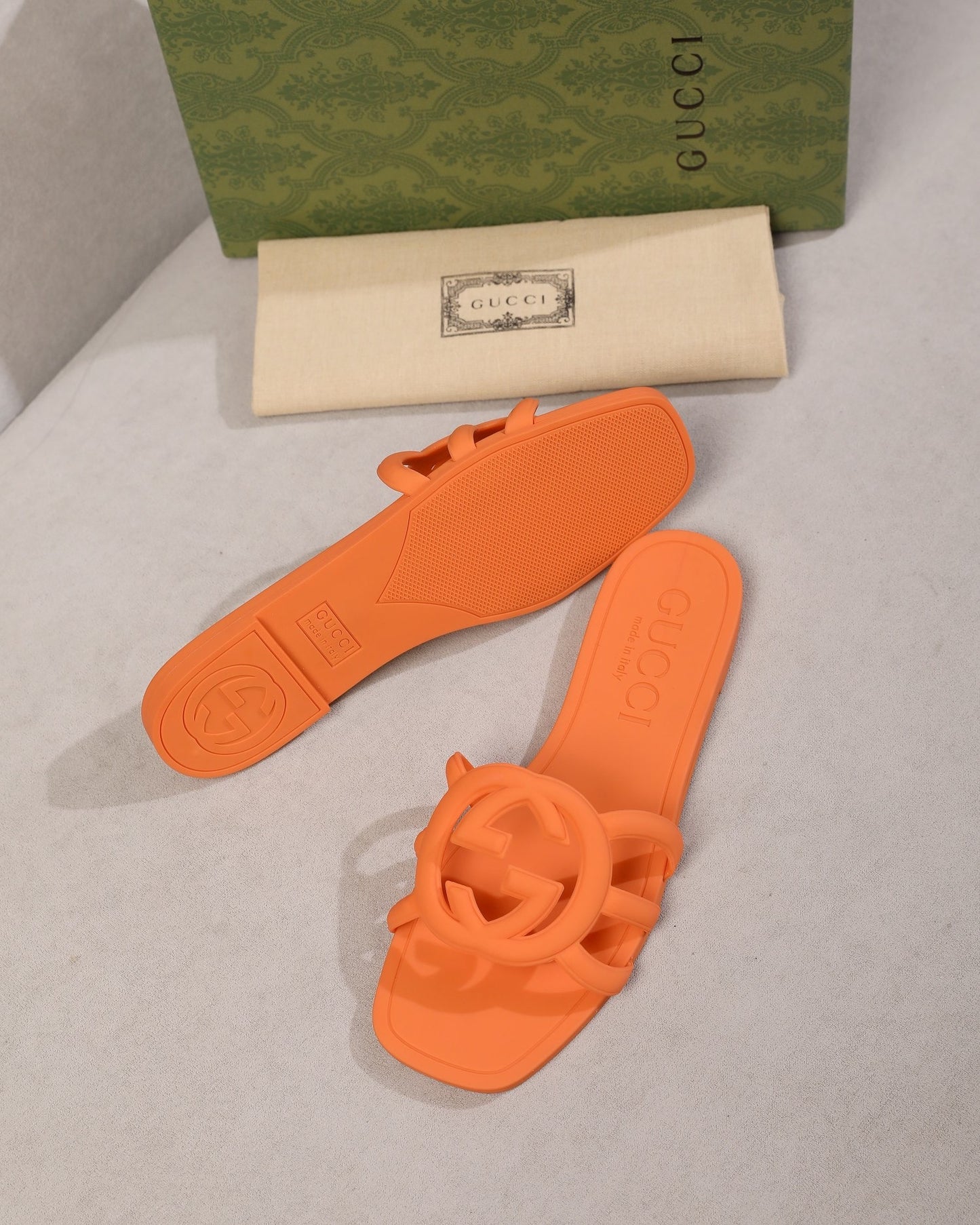 Gi Interlocking Sandal-Orange