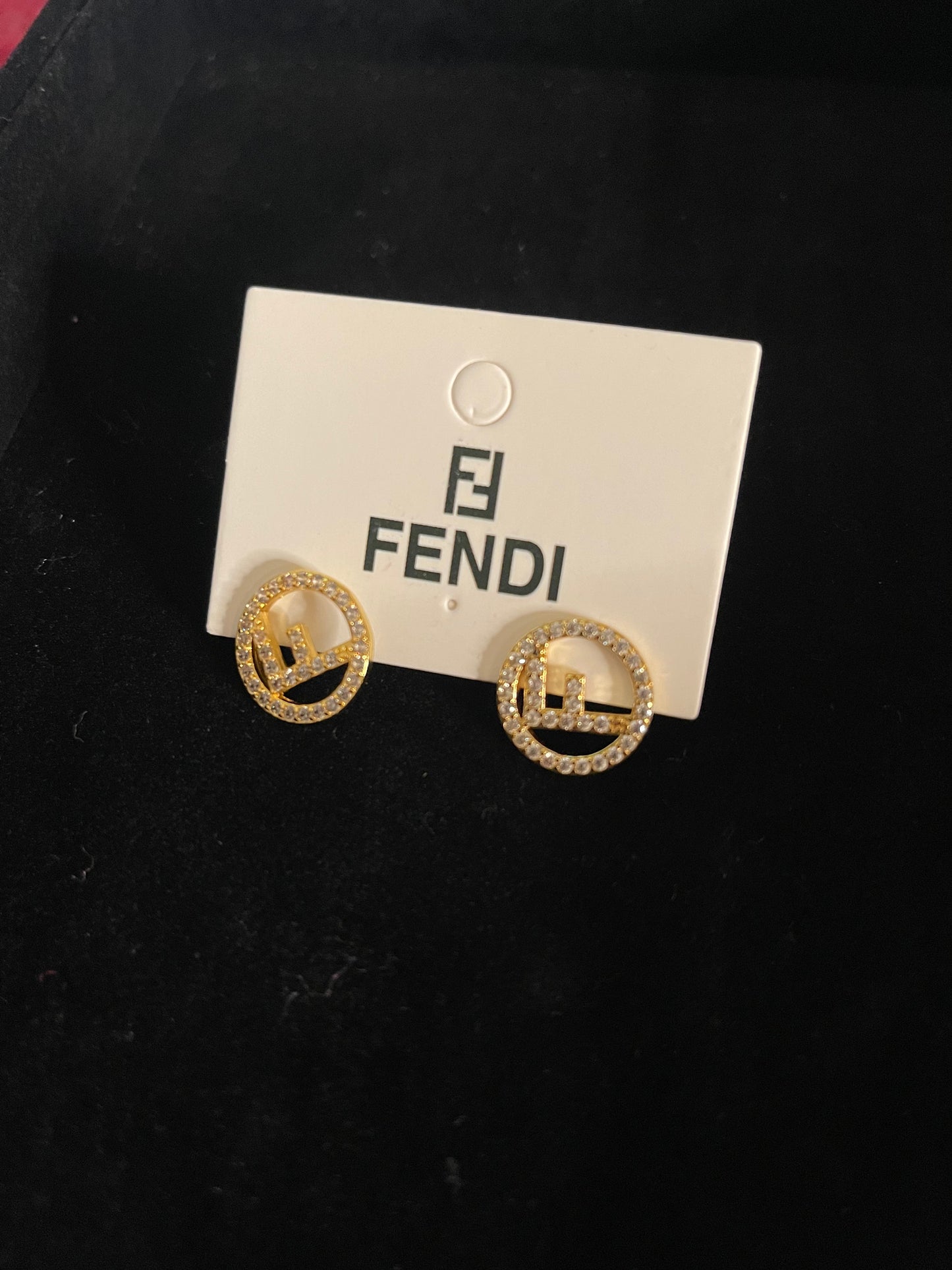 FF Bling Stud Earring