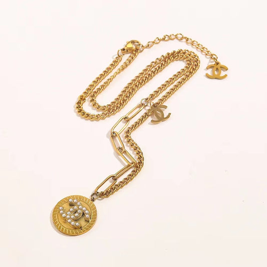 CC Gold Necklace