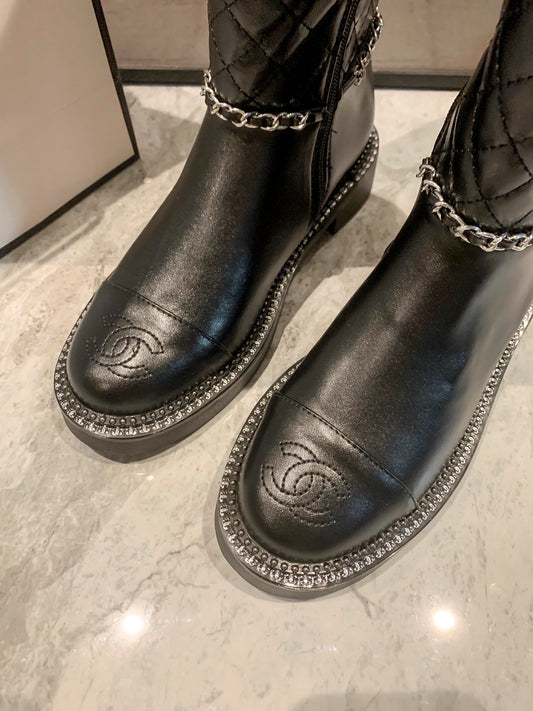 CC Tall Leather Boots