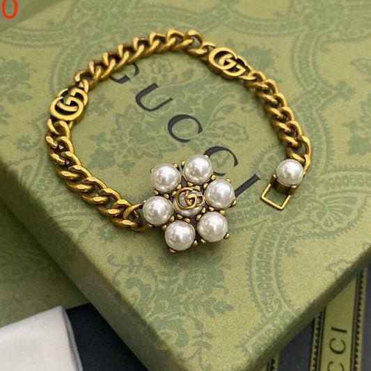 GG Pearl Blossom Bracelet