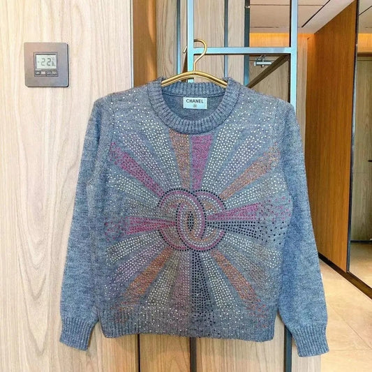 CC Rhinestone Sweater