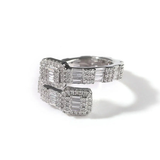 Square Baguette Diamond Ring