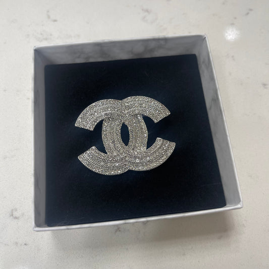 CC Diamond Brooch-Silver