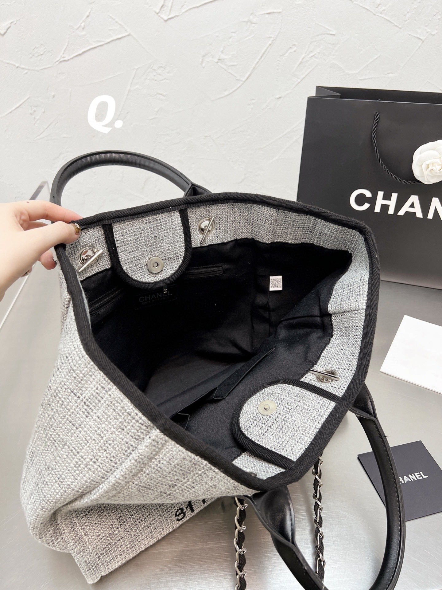 CC Grey Tote Bag