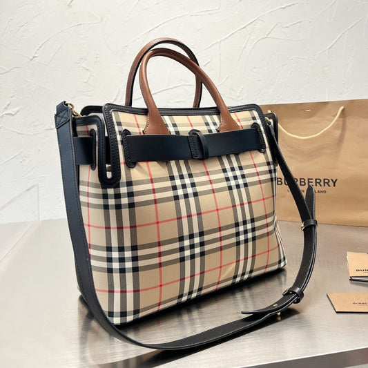 Berry Plaid Bag