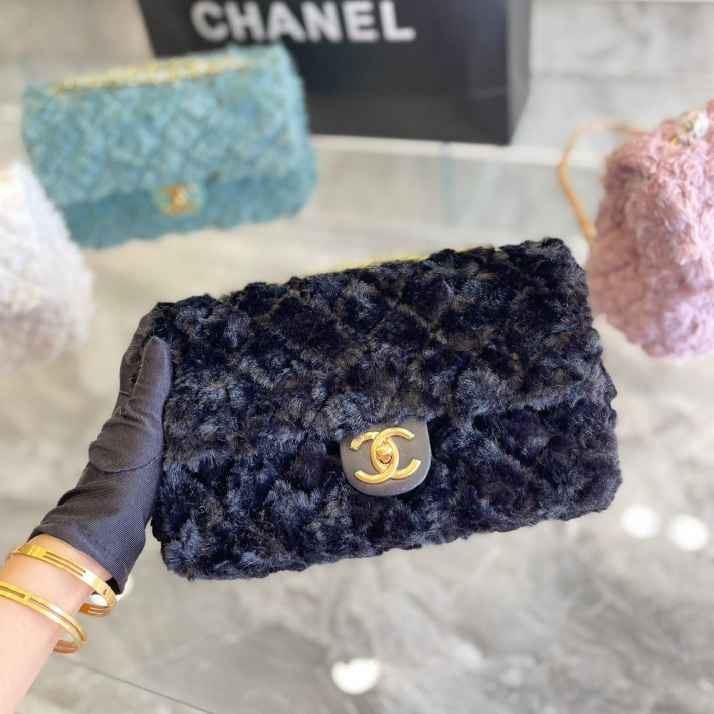 CC Fur Bag