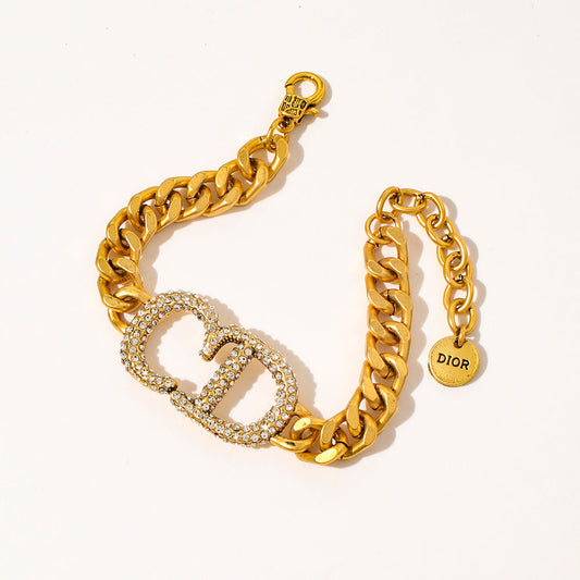 CD Bling Logo Bracelet