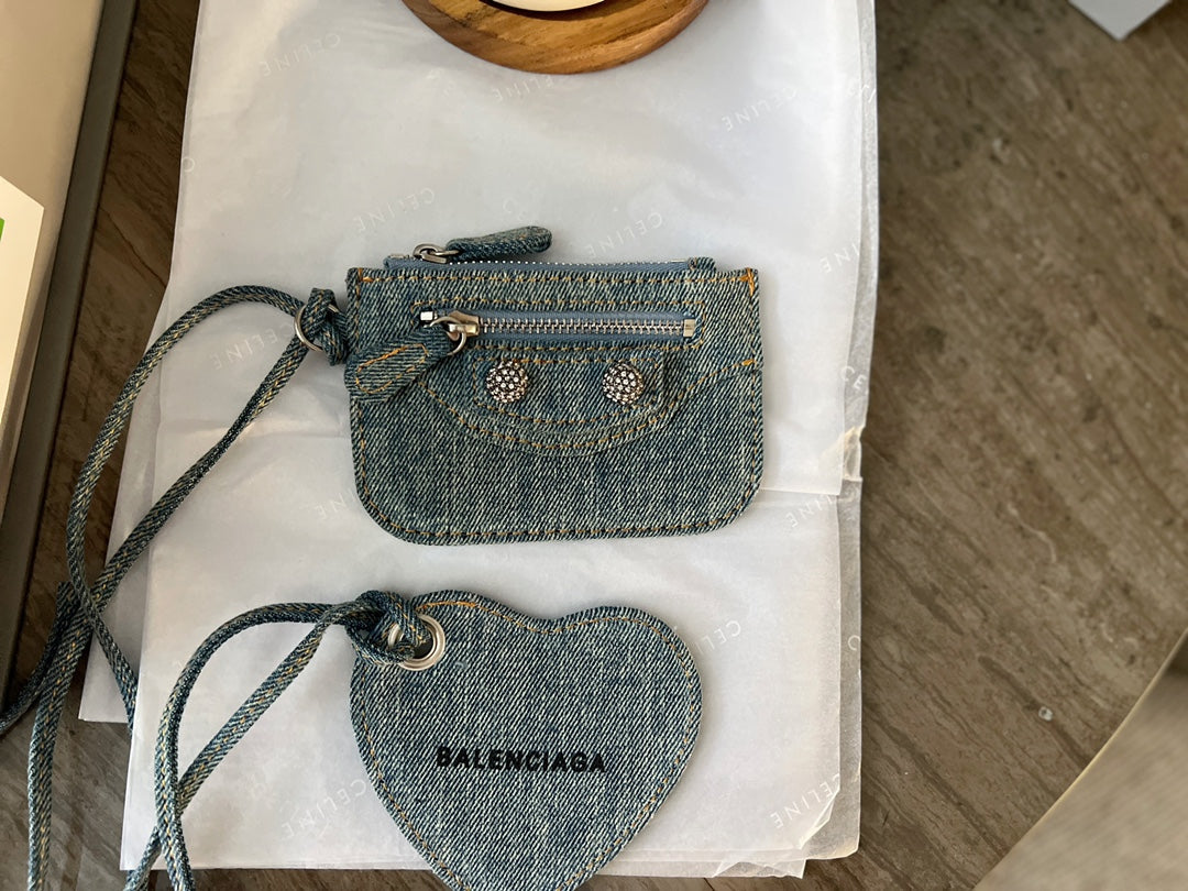 Balen Denim Shoulder Bag