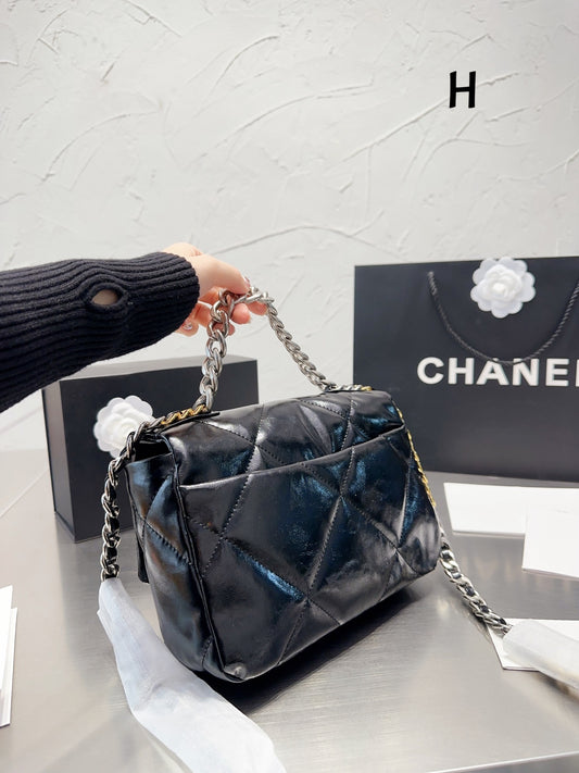 CC Chained Quilt Bag-Black